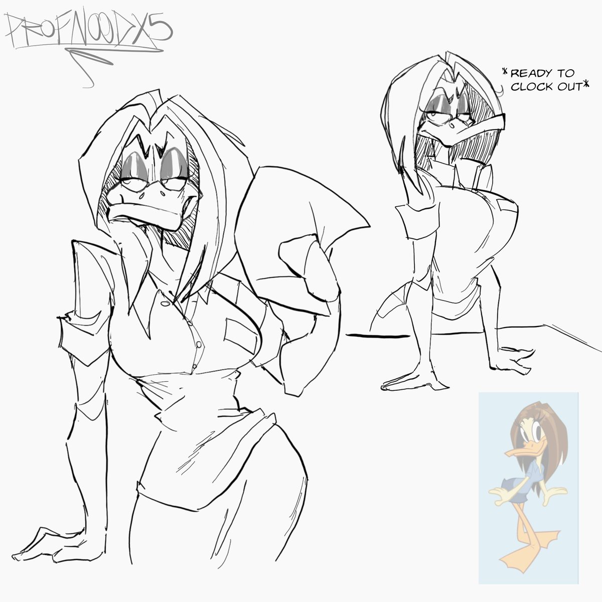 PROFNOODX's tweet photo. Tina and her big ass ugly beak https://t.co/jxJWhPnUu9
