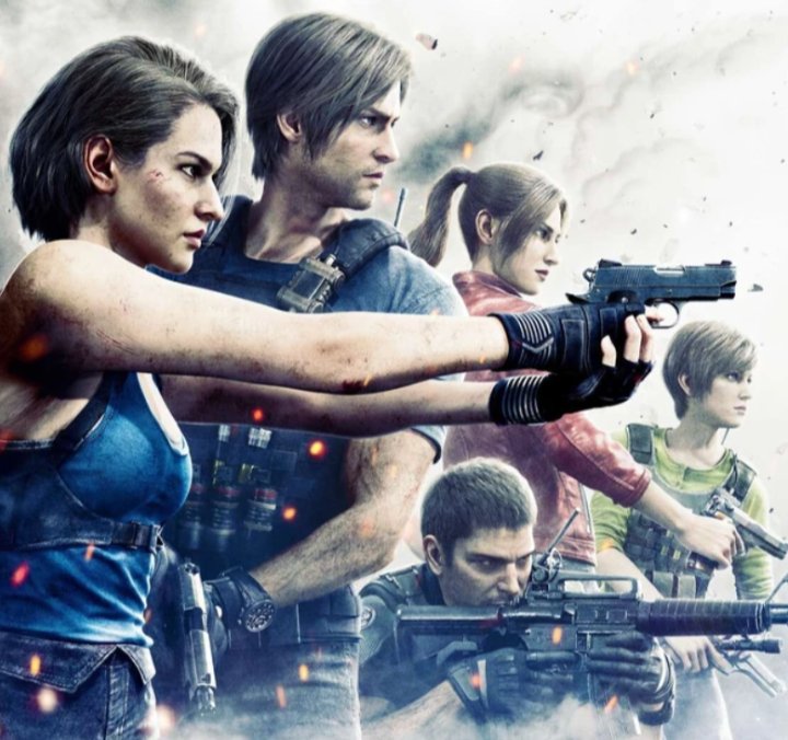 FakeAficionado's tweet photo. Resident Evil: Death Island is genuinely a pretty fun movie, I wish these movies had a more coherent timeline because I think they're high enough quality for people to actually like it. Death Island in particular is just because we get to see all of our guys. #ResidentEvil #RE https://t.co/V2hndPfSG2