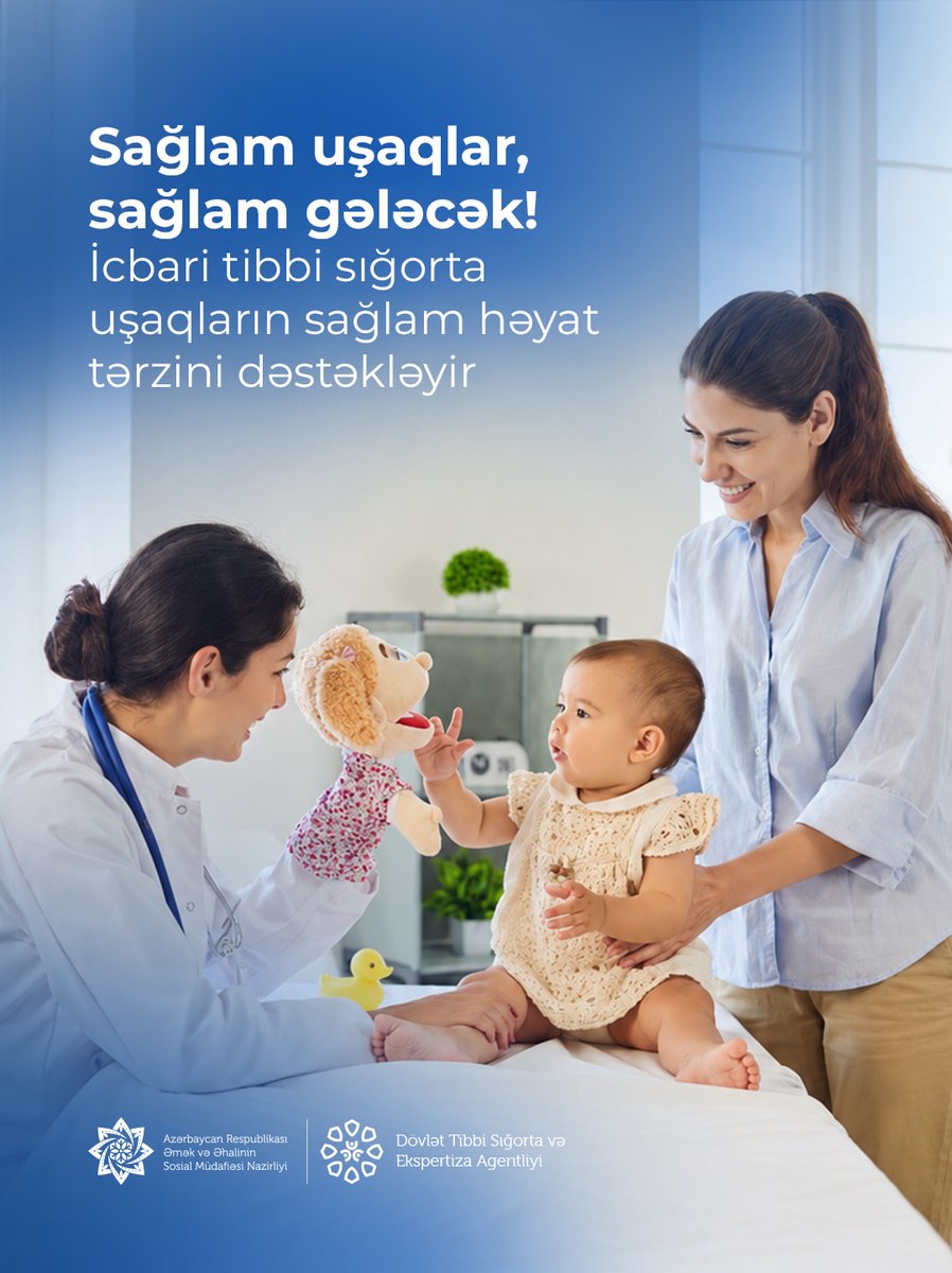 dtseagovaz's tweet photo. ⚕️ İcbari tibbi sığortanın ilkin səhiyyə xidmətlərinin mühüm istiqamətlərindən biri də uşaqların sağlamlığının qorunması və xəstəliklərin profilaktikasıdır.
👉 https://t.co/Z6vxRwSa2B
#ƏƏSMN #DTSEA #İcbaritibbisığorta https://t.co/iFGMWcbo7B