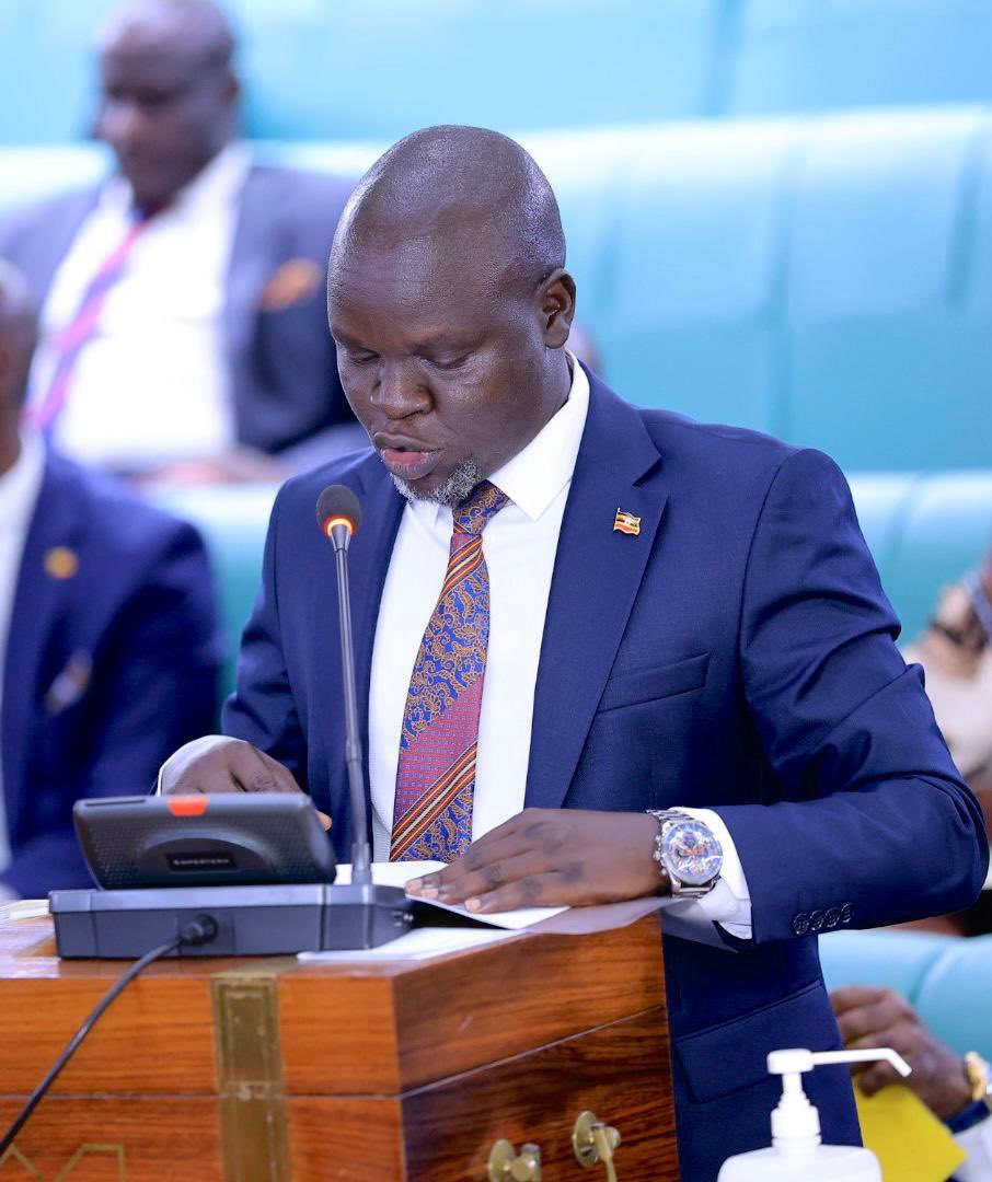 12thParliament's tweet photo. Hon. @Mapenduzi_Ojara: The Committee observed that DEI-BioPharma has made substantial investments in physical infrastructure at its 150-acre complex in Matugga, Wakiso District. #parliamentEye https://t.co/ftXE9a46N4