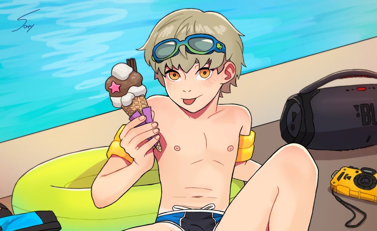Jager_Sorey's tweet photo. Harri at Pool 🎶🏊‍🩲
-Commission for Harri on discord
https://t.co/lVVRskgFZ3 https://t.co/wwu3f36jsy