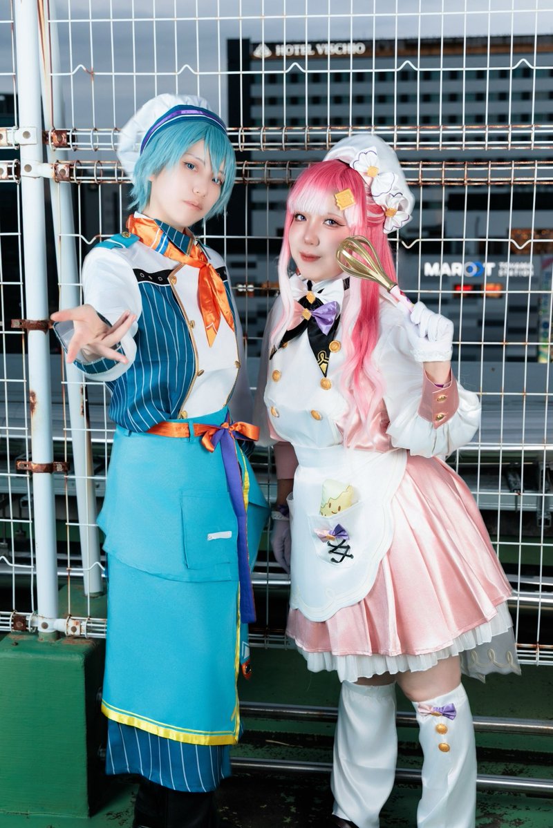 Nashina420446's tweet photo. ⚠︎コスプレ／cosplay 
🌈🕒
🐟🍴＆🍰🧁

#エンコス2026   #ENCOSJAPAN https://t.co/LfSiKHOPCR