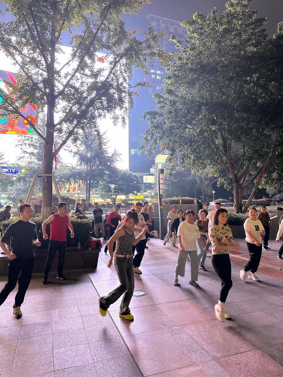 SrNexxts's tweet photo. [Charming disaster dancers lit up the vibrant square today!] https://t.co/GCs4T426rL