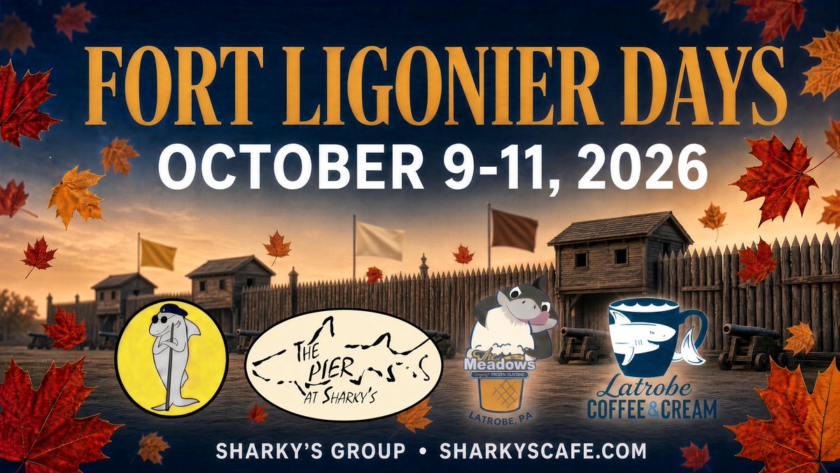 SharkysPier's tweet photo. Look at these weekday lunch specials! 😍🍽️ $10.99 Chili Cheese Dog or Hot Pork Sandwich, ALL DAY! 🍗 85¢ Wings & Half Price Happy Hour! #SharkysCafe #ThePier #LunchSpecials #WingDay #HappyHour #FortLigonierDays #MLBPlayoffs #Steelers #Penguins #LatrobeEats #SupportLocal https://t.co/h3hSB1rCQr