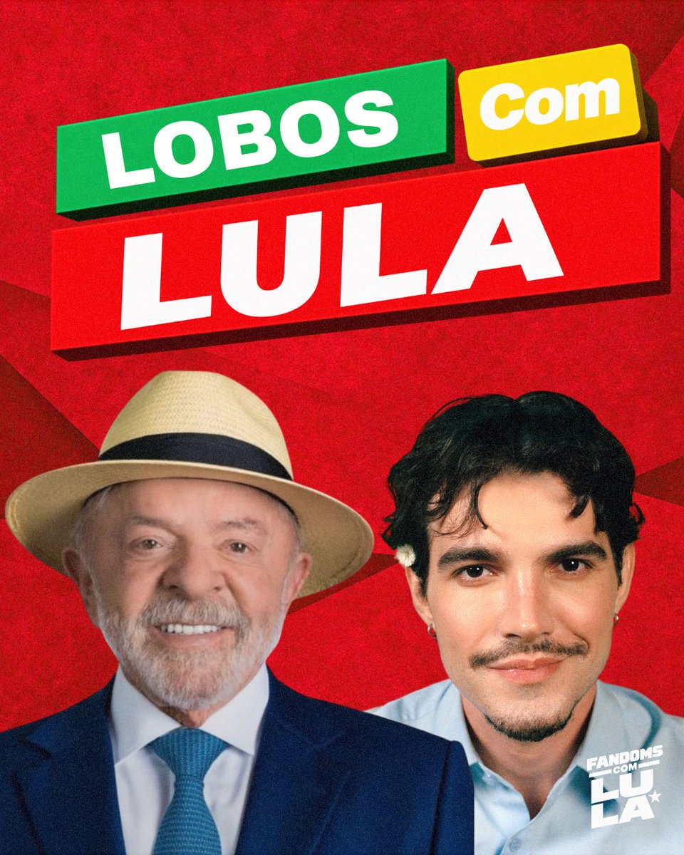 teamjao's tweet photo. LOBOS, SEGUNDO TURNO É LULA! ⭐️❤️

#FandomsComLula https://t.co/ARSXbCMFDa