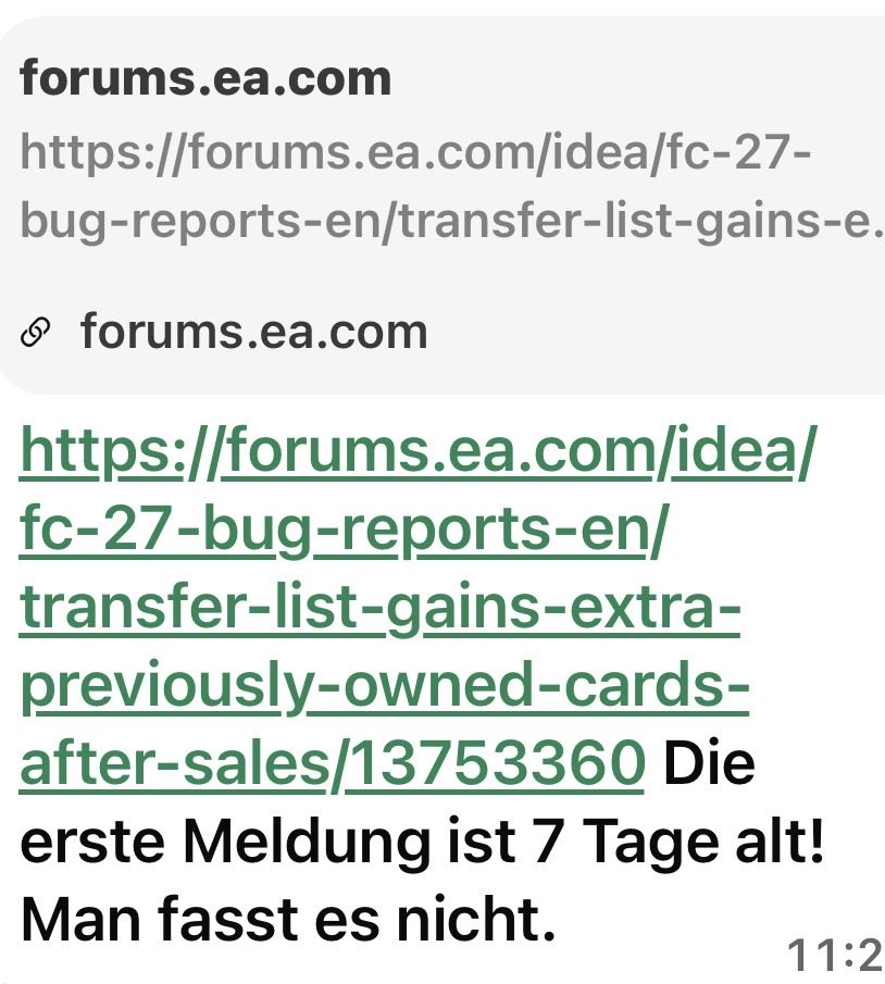 SwepixTv's tweet photo. Wenn sie einfach mal ihrer Timeline anschauen würden 🤣

Im EA Forum wurde der Transfermarkt Duplikat Bug bereits vor 7 Tagen gemeldet … #fc27 https://t.co/yiTqrJUa20