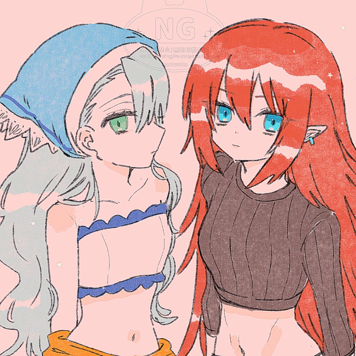 guma2ma's tweet photo. カリンちゃんとトゥーナさんのインナーに想いを馳せ、、 https://t.co/XdpVo9wDfF