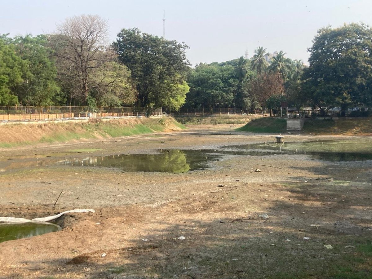 abid11238504's tweet photo. @Comm_HYDRAA
61 complaints to HYDRAA Praja Vani, yet no action on Public Garden Lake, Nampally. Residents suffer from foul stench and pollution. Authorities must immediately inspect, clean, develop the lake, and resolve the issue. @jayesh_ranjan @HMDA_Gov  @CommissionrGHMC https://t.co/LUg2O8xNgW