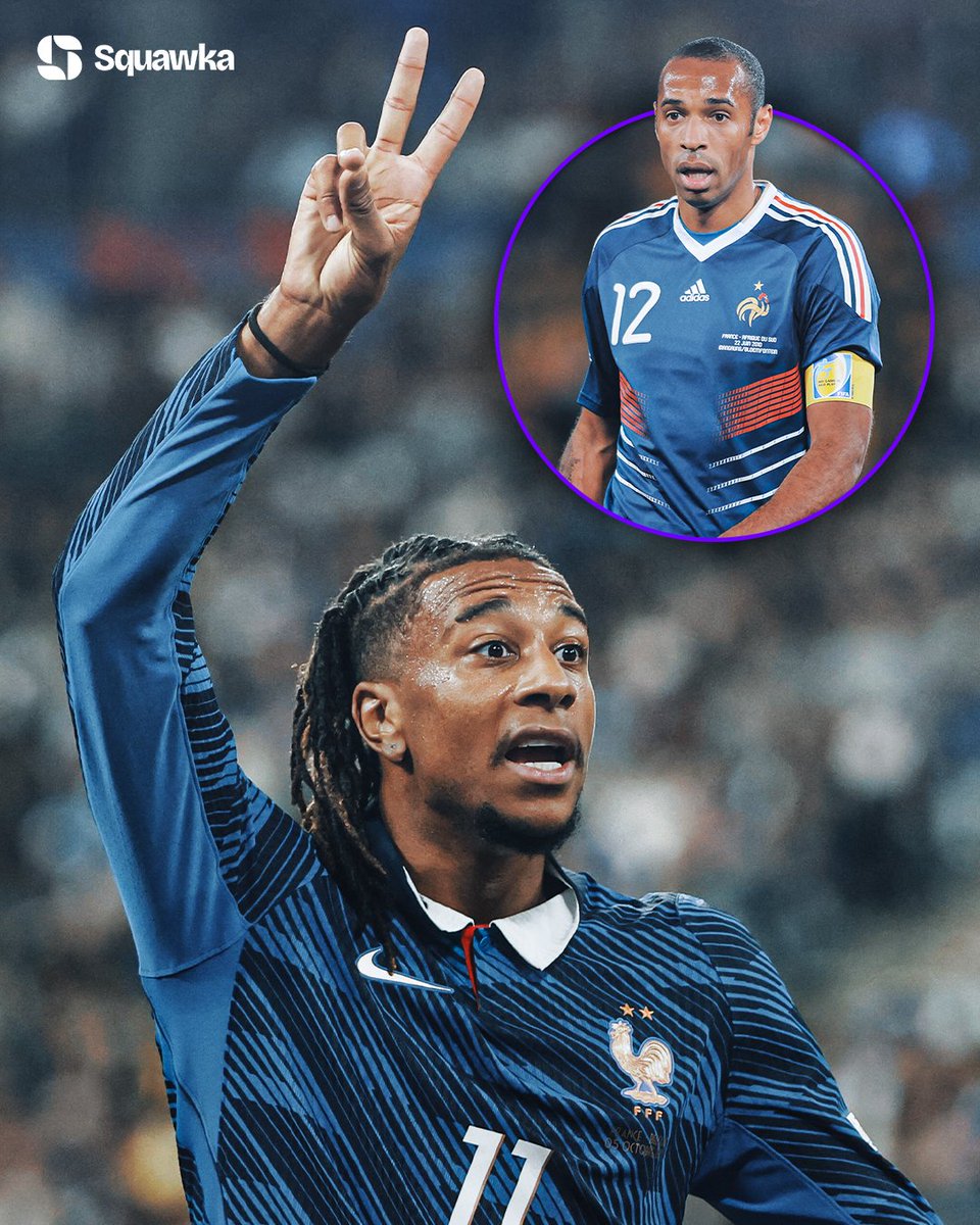 Squawka's tweet photo. As per @OptaJean, only Thierry Henry (19 in 2003) has been directly involved in more goals in a single calendar year for France in the 21st century than Michael Olise in 2026 (17).

7 goals, 10 assists. 👏 https://t.co/CMbiSrPG4y