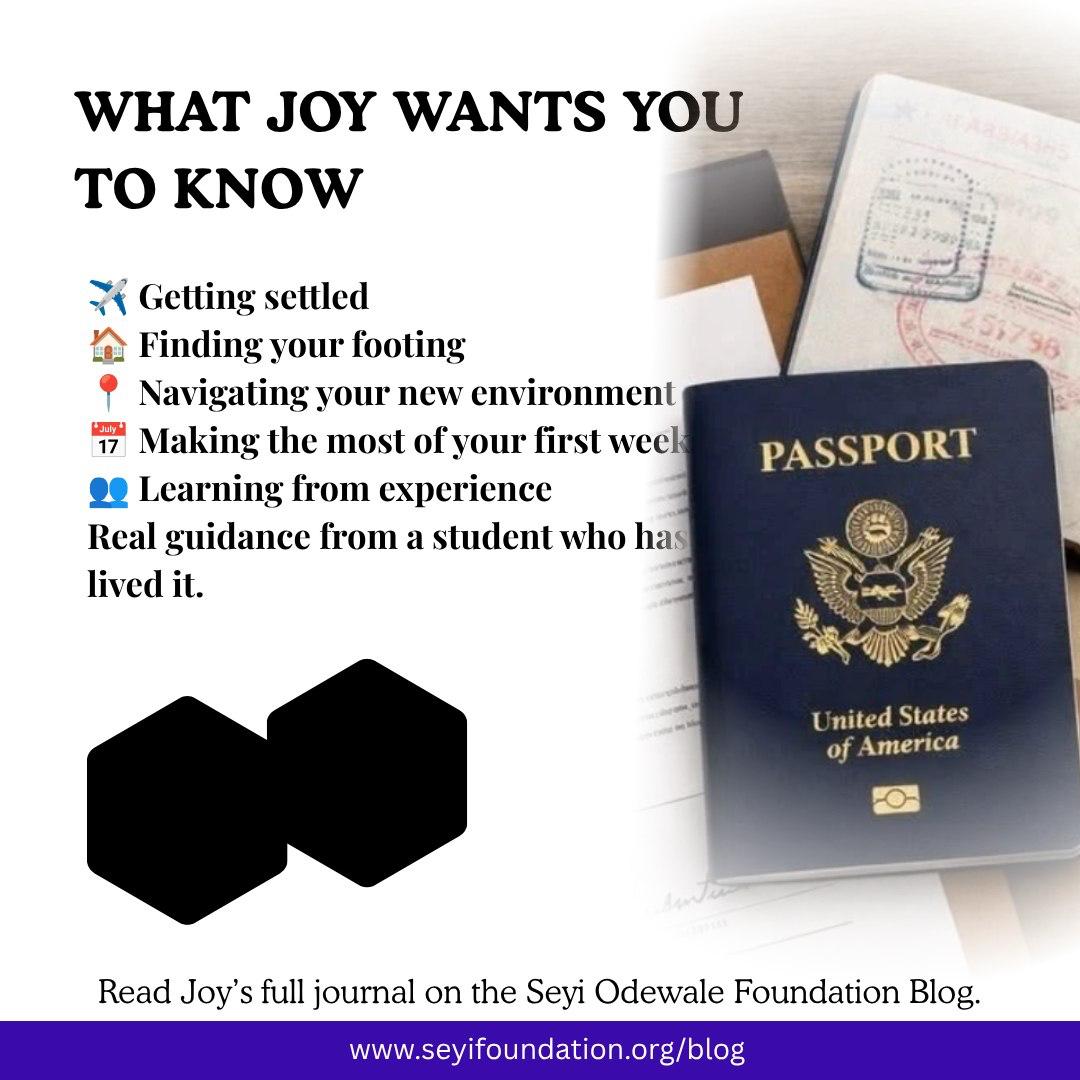 Seyifoundation's tweet photo. Meet Joy Ilabija, a 2026 SOF Scholar sharing practical 
advice from her international student journey.

Read her full journal: https://t.co/WBc5BI1sse

#SOF #InternationalStudents #ScholarStories #EducationMatters https://t.co/haMeExBx2i