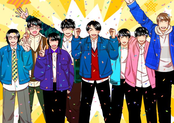 riririe0's tweet photo. 10周年パーティー楽しかったね絵 https://t.co/STtdyDmXqg