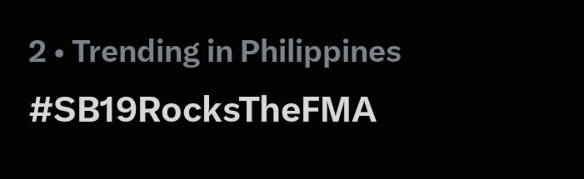 GlobalTrendSB19's tweet photo. NABUHAYAN ANG DUGO, TRUE? 🔥

Our tags skyrocketed at the top 2 trend, wow!

SB19 MAY BISA SA FMA
@SB19Official #SB19
#SB19RocksTheFMA https://t.co/zeaWZvJiuH