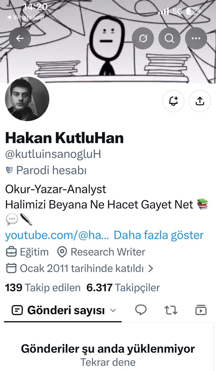 BulutGulcuN's tweet photo. X Space odalarının önde gelen isimlerinden Hakan Kutluhan hesabı da kapanmış. 
Güncel hesap adı: @DeepRealPolitik https://t.co/rC9d4ELn8e
