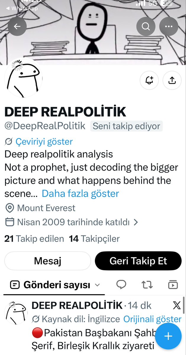 BulutGulcuN's tweet photo. X Space odalarının önde gelen isimlerinden Hakan Kutluhan hesabı da kapanmış. 
Güncel hesap adı: @DeepRealPolitik https://t.co/rC9d4ELn8e