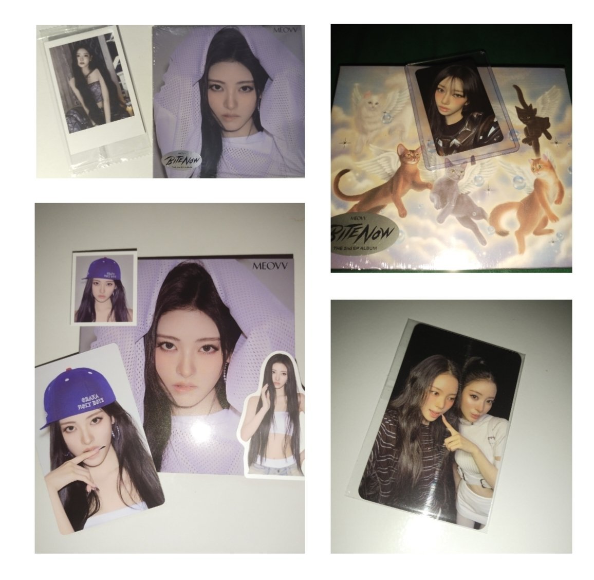 mogumintco's tweet photo. #WTS meovv bite now album photocard

(sealed)
Anna cover + pola 💰 132k
Angel ver. + pob sooin 💰 255k

(unsealed)
Anna cover + pc unit 💰 120k

ready ina. want to sell. lfb.
meovv sooin anna narin https://t.co/q9R8ODayTr