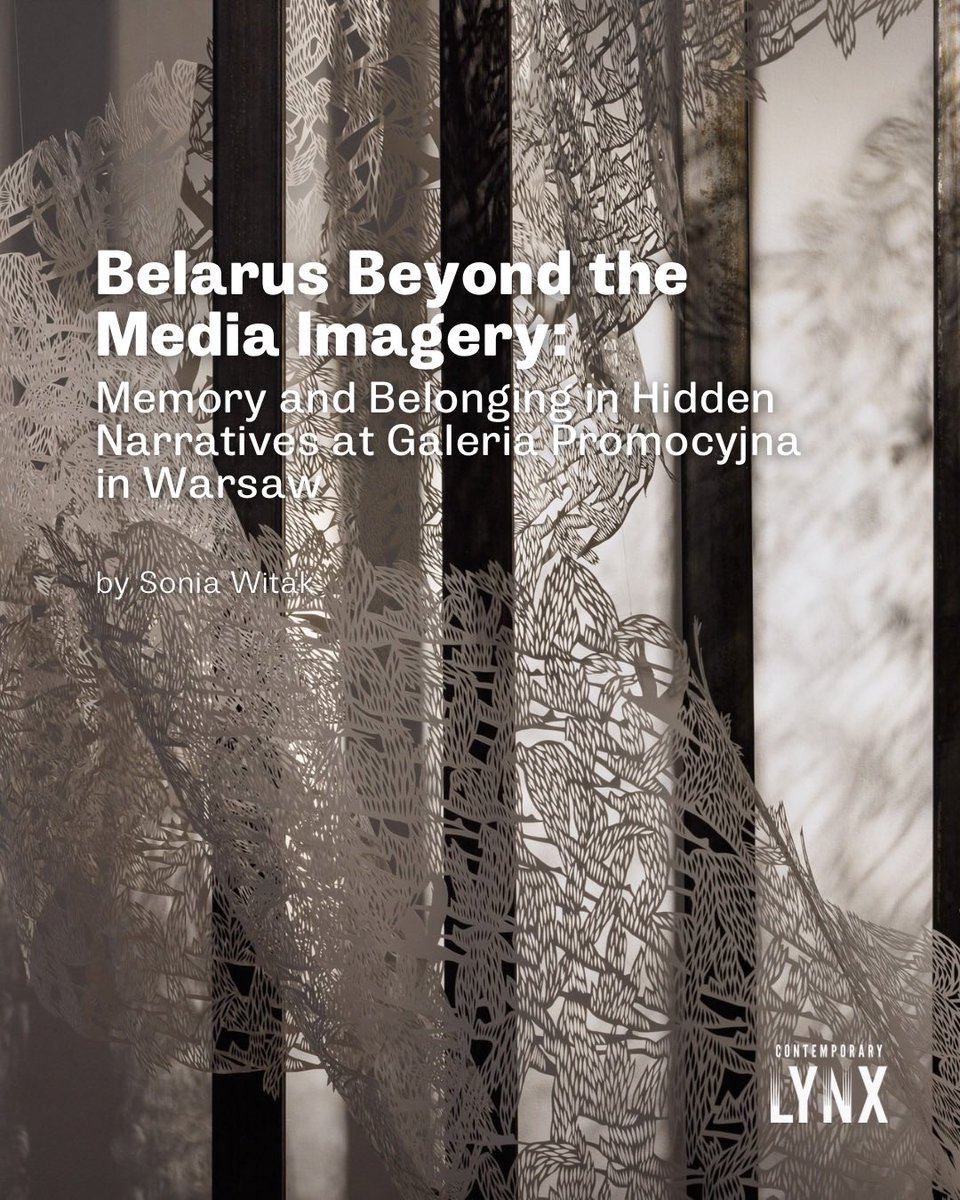 Lynx_art's tweet photo. Questions of memory, migration and representation lie at the heart of the exhibition “Hidden Narratives”, bringing together the work of six Belarusian artists at Galeria Promocyjna in Warsaw.

Read more 👉 https://t.co/wG7OkK9ig4 https://t.co/dj7aWkfbnj