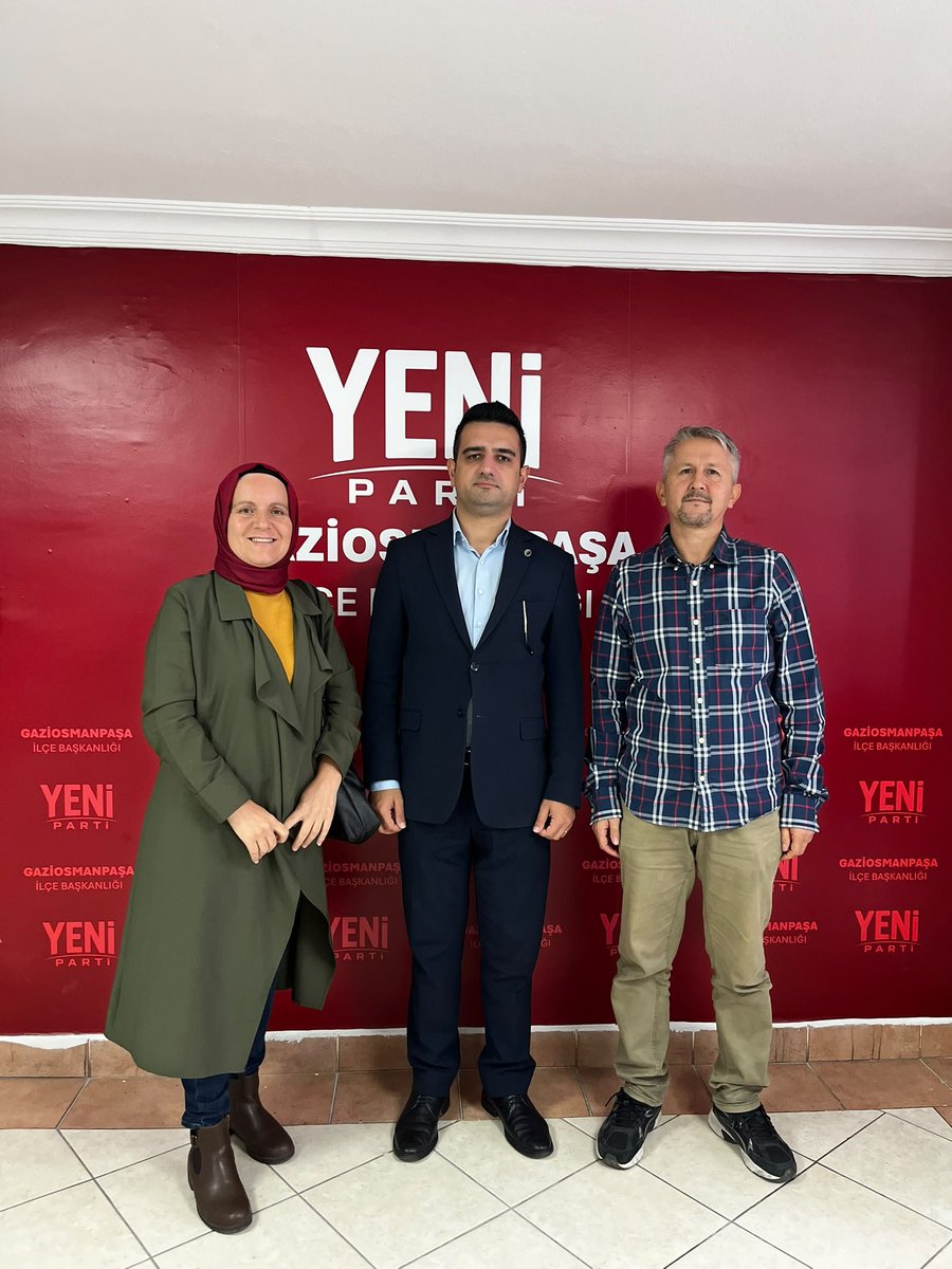 yenipartigop's tweet photo. Staj ve Çıraklık Sigortası Mağdurları Federasyonu yöneticileri Egemen Aydın ve Gülizar Aydın, Gaziosmanpaşa İlçe Başkanımız Av. Okan Kazım Yalçın’a hayırlı olsun ziyaretinde bulundu.

Nazik ziyaretleri için teşekkür ederiz.
#yenipartigaziosmanpasa https://t.co/GUPI13Y0Mu