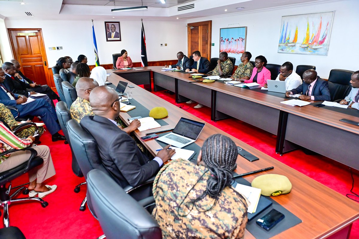 rebecca_miano's tweet photo. Hosted my team to discuss advanced solutions on Human-Wildlife Conflict and streamline compensation mechanisms. 

By digitizing our compensation mechanisms, we are restoring trust, protecting livelihoods, and ensuring that our host communities receive timely support. When technology serves our people, sustainable co-existence becomes a reality.

The @Min_TourismKE expresses profound gratitude to H.E President @WilliamsRuto for his unwavering support and mandate to fast-track compensation for affected families. Under his guidance,  decades of bureaucratic delays are being replaced with a digitized, transparent  and rapid-response compensation framework.

Our host communities bear the daily reality of living with wildlife. Protecting their lives, securing their farms and ensuring prompt, dignified compensation when conflict arises is not just a regulatory obligation but a moral duty and a pillar of our national development agenda.
@KWSKenya
@WildlifeKe_
#TunzaMaliYako