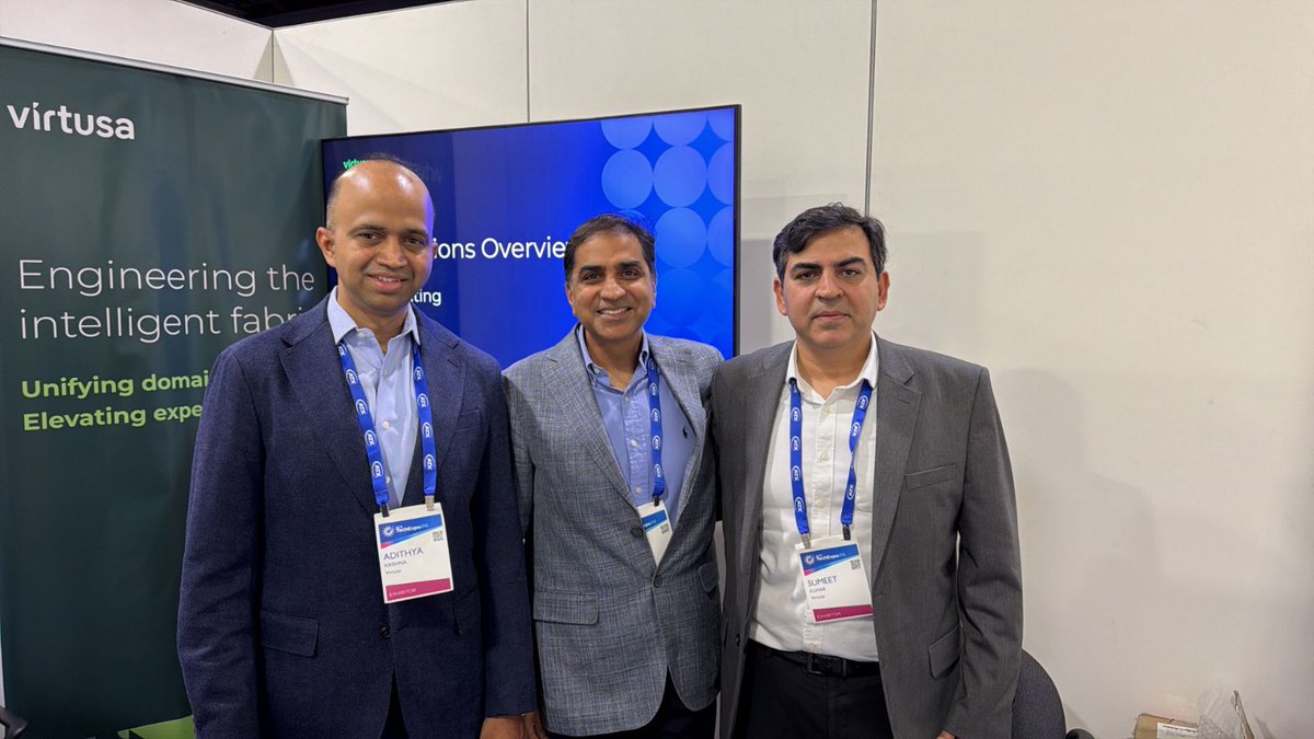 VirtusaCorp's tweet photo. Thank you for connecting with Virtusa at SCTE TechExpo 2026. Let us continue the conversation on engineering your intelligent network fabric: https://t.co/aTLms4hIwH

#SCTETechExpo #Telecom https://t.co/ZhOIt8vgXq