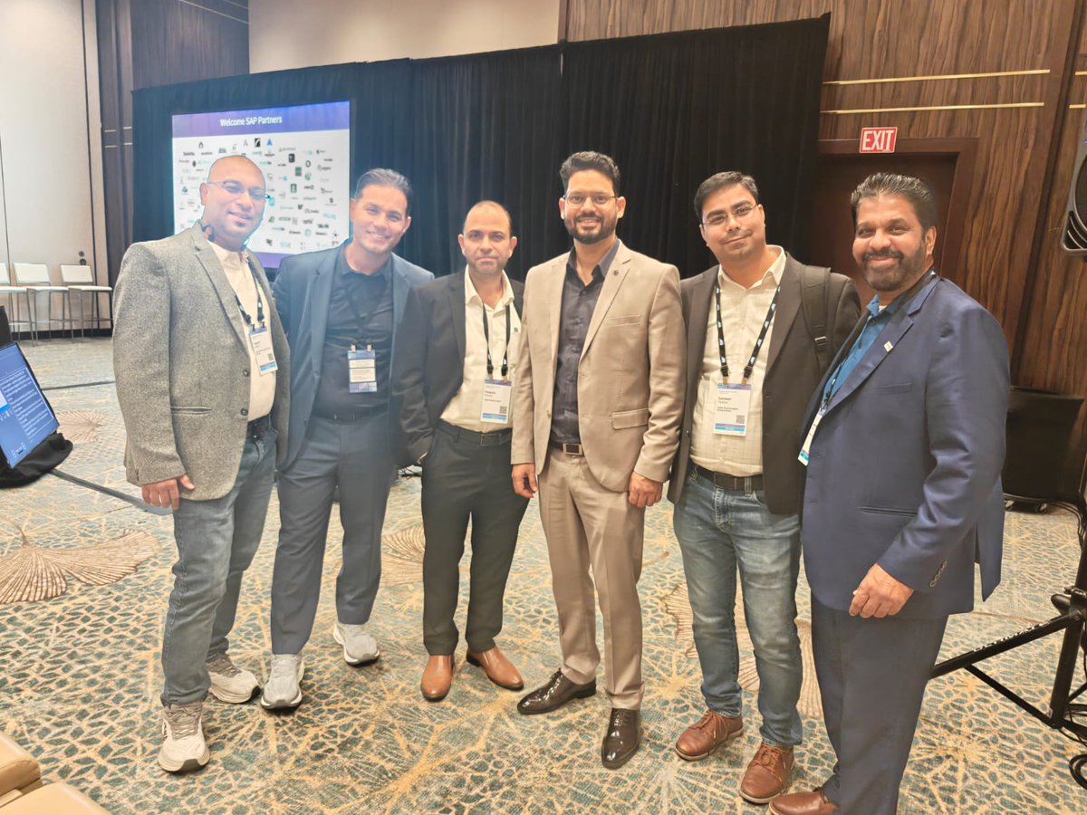 YASH_Tech's tweet photo. YASH Technologies is at SAP Connect 2026 in 💭 📌 Las Vegas, bringing together transformative expertise in SAP SuccessFactors, Supply Chain, and Business AI. 

Our specialists will deep dive into how global organizations are seamlessly navigating today’s extremely dynamic business environment with solutions built to suit their evolving needs. Stop by Booth #6114 to meet our experts and discuss what’s next for your business.

#YASHTechnologies #SAP #SCM #SupplyChain
