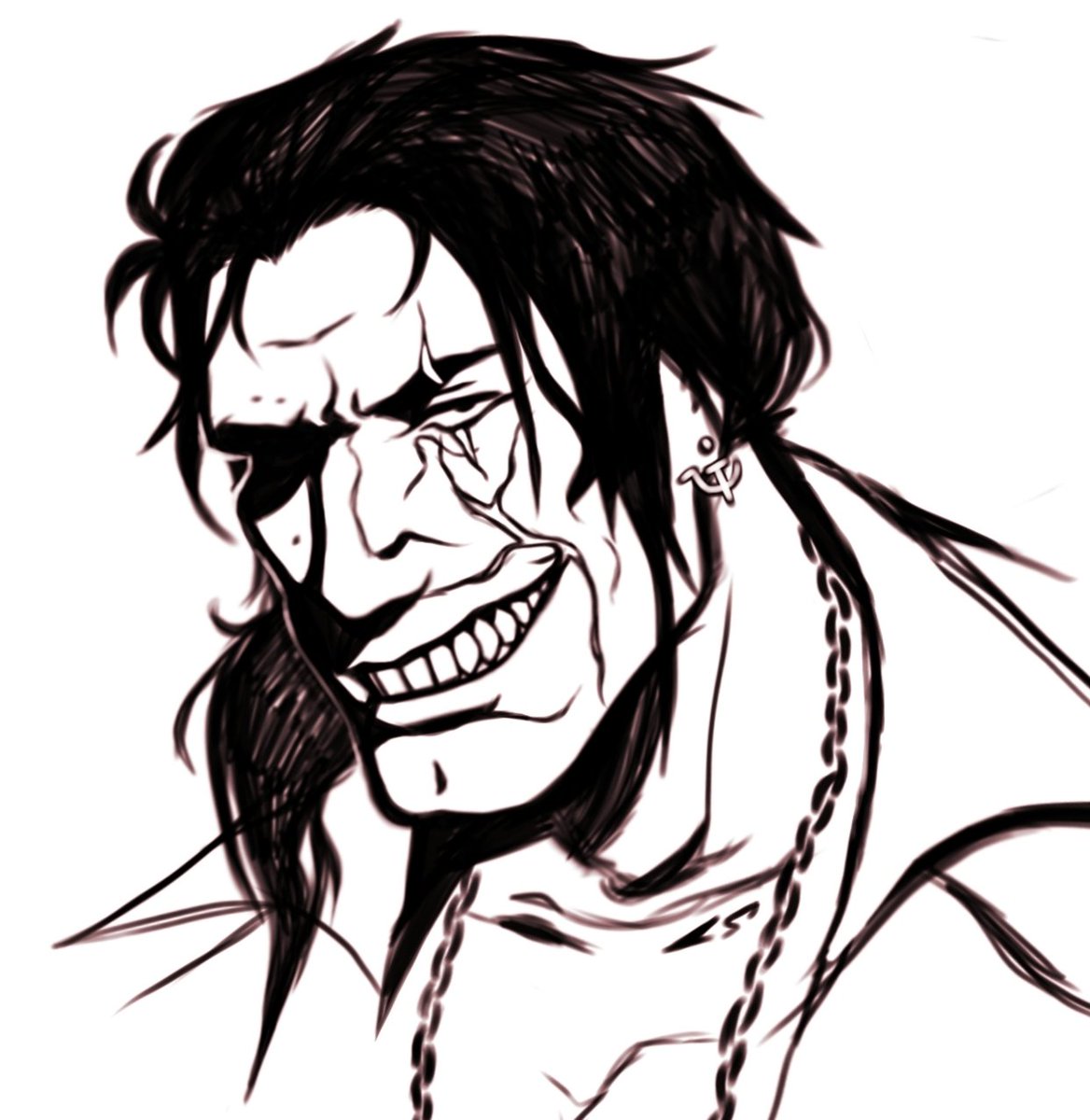 ploonette's tweet photo. Face study of #theson #hotlinemiami2 https://t.co/YS7e5esuUe