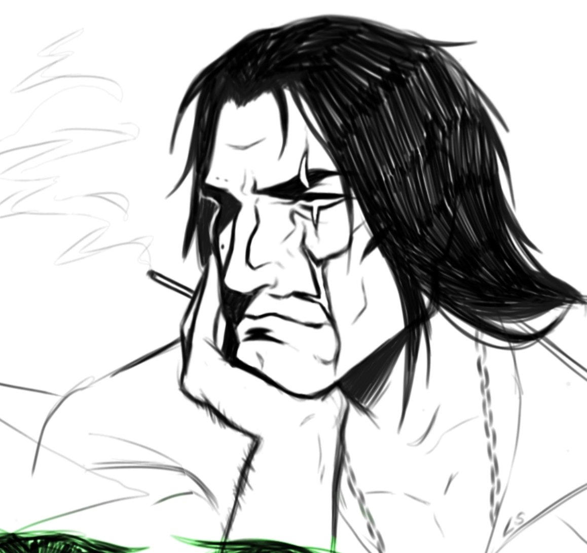 ploonette's tweet photo. Face study of #theson #hotlinemiami2 https://t.co/YS7e5esuUe