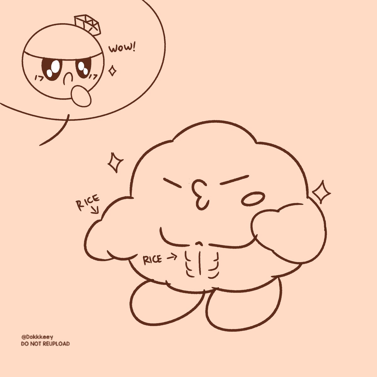 Dokkkeey's tweet photo. Buff Ppyo ppyo🍚 https://t.co/zVfmvdqgd9