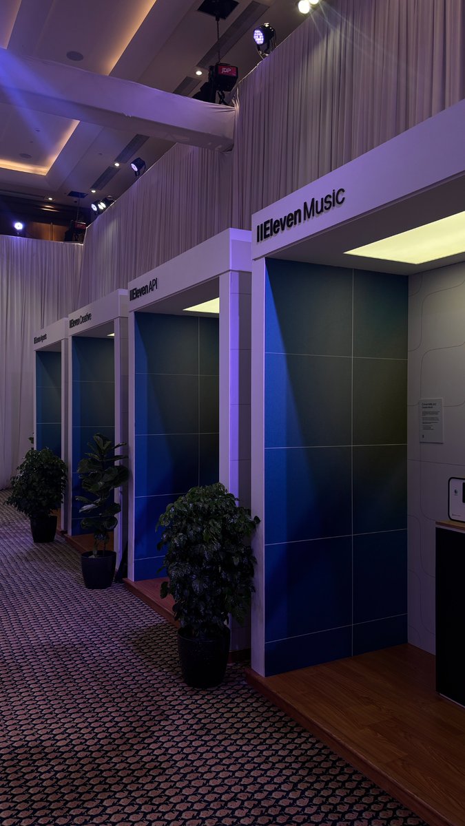 stealthwhiz's tweet photo. Just created my AI Twin at the @elevenlabsio AI Summit in Bengaluru 🎙️

20 seconds of my voice, and Eleven v4 Turbo's instant voice cloning rebuilt it in under a minute. Hearing it speak back in my own voice was surreal.

#ElevenLabs #AISummitBengaluru https://t.co/iDbUKfPZEl