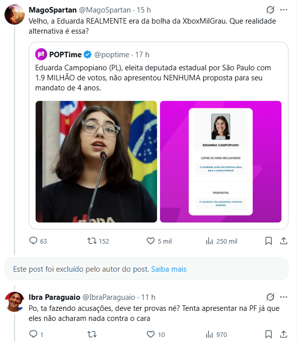 IbraParaguaio's tweet photo. @yagozk_ @CmThiago @MagoSpartan Amigão, pq apagou a resposta original? https://t.co/GlLdqzwHzz