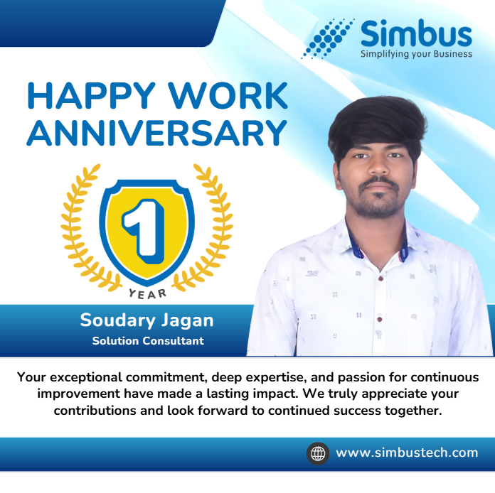 SimbusTech's tweet photo. Happy Work Anniversary, Vijaykumar KG! 2 years of dedication, collaboration and impact at Simbus. Thank you for being an integral part of our journey. Wishing you continued growth and success! 
#WorkAnniversary #Simbus #Simbuzz #Kinaxis https://t.co/68wisNAXw5