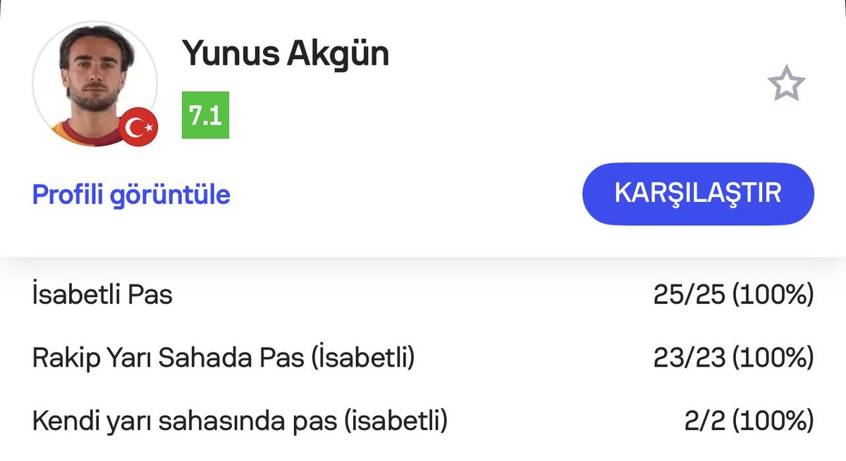 KrallSamiYen's tweet photo. Hayatımda böyle istatistik görmedim, muhtemelen bir daha da görmeyeceğim. https://t.co/ruu5MI6Cy5