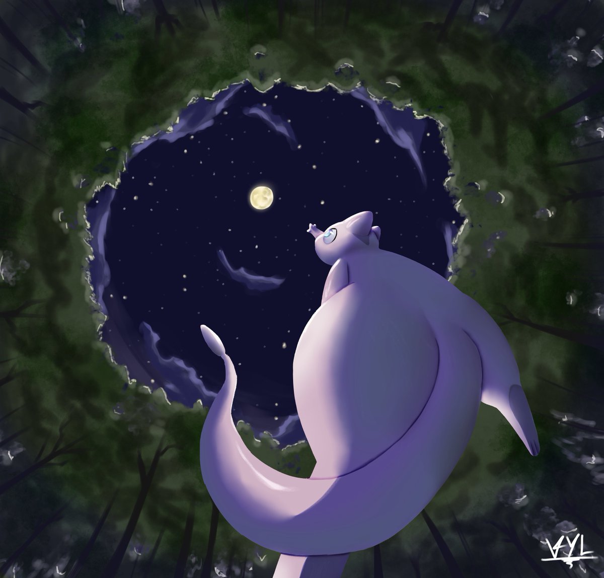 Vylfour's tweet photo. Mew 🌕 https://t.co/FOwwZ3b0RS
