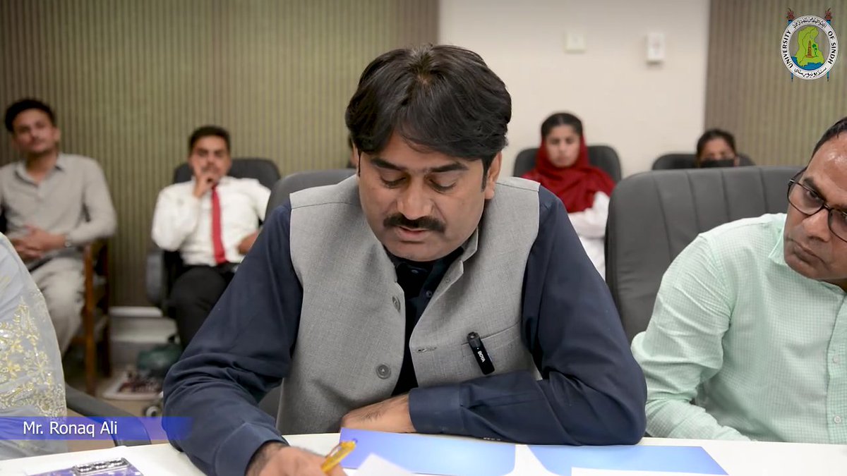 ASC_FESEA's tweet photo. Dr. Ronaq Ali Behan presented his Research on BISP &amp; voting behaviour at the dailogue session on "BISP-Prospects,  Challenges &amp; Way Forward organized by Shaheed Mohtarma Benazir Bhutto Chair @usindh on 9th September 2026. https://t.co/QtDeqSZRU7