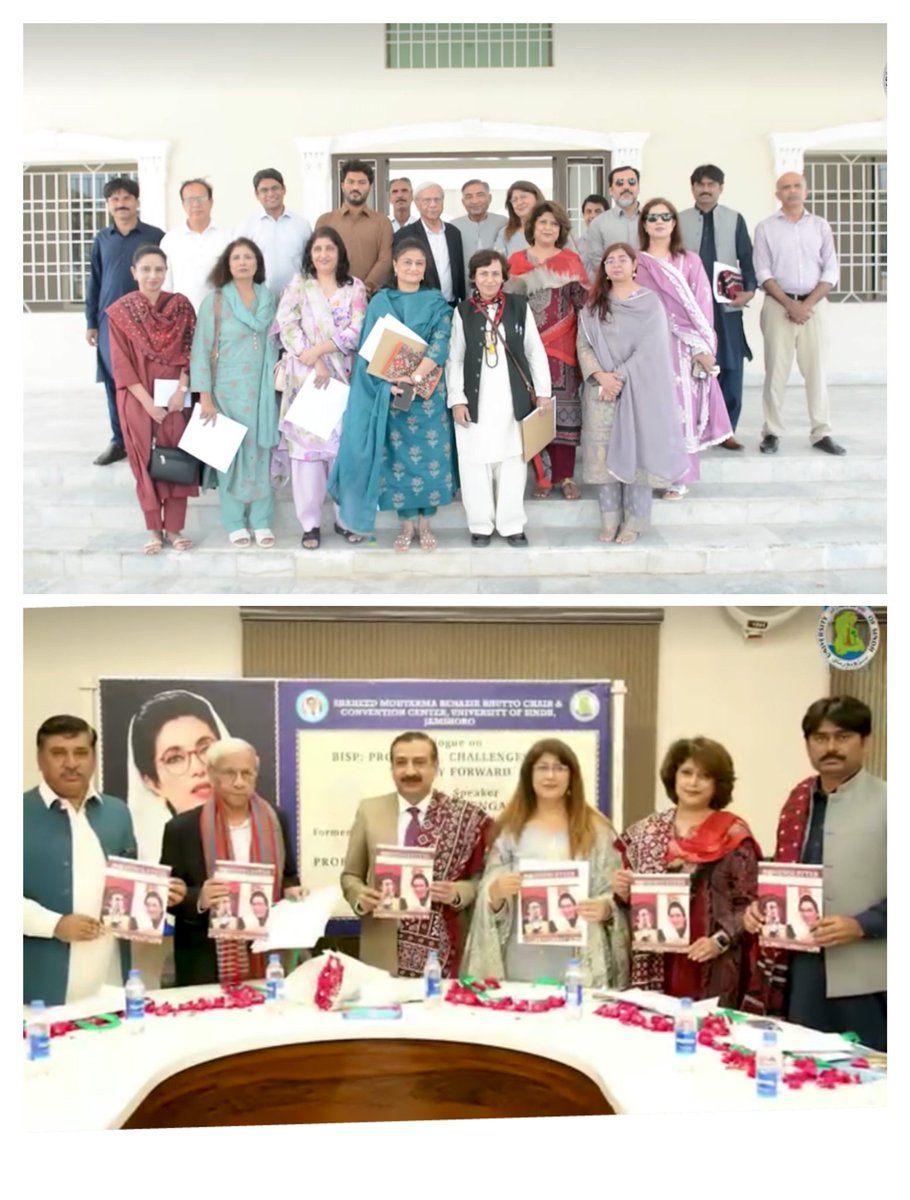 ASC_FESEA's tweet photo. Dr. Ronaq Ali Behan presented his Research on BISP &amp; voting behaviour at the dailogue session on "BISP-Prospects,  Challenges &amp; Way Forward organized by Shaheed Mohtarma Benazir Bhutto Chair @usindh on 9th September 2026. https://t.co/QtDeqSZRU7