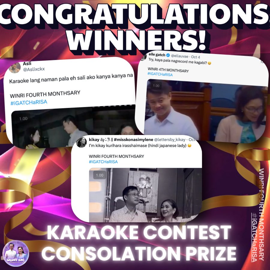 WinRiOFC's tweet photo. MORE CONSOLATION PRIZES 🎉🥳

Congratulations @masayalangerck, @_simp4vi, @_ddeeej, @Aslixckx, @ellauvae, @lettersby_kikay, @jieunii_IU, @cream_pufferrr, and @mieamoore!

Claim your stickers by messaging @heyltsnotkdg_! Delivery fee shall be shouldered by contest winner.

(excluding the dogshow entries, if you sang a song and weren’t tagged in the consolation prizes, please message me. we intend to give stickers to all serious entries.)