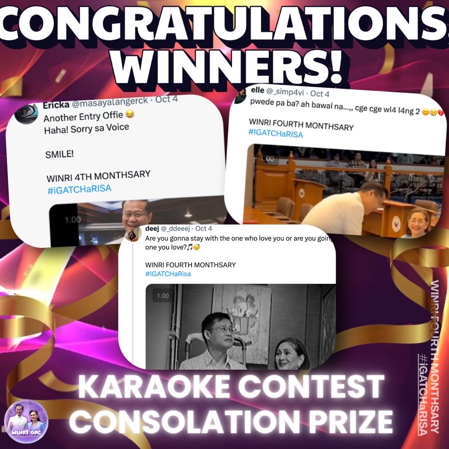 WinRiOFC's tweet photo. MORE CONSOLATION PRIZES 🎉🥳

Congratulations @masayalangerck, @_simp4vi, @_ddeeej, @Aslixckx, @ellauvae, @lettersby_kikay, @jieunii_IU, @cream_pufferrr, and @mieamoore!

Claim your stickers by messaging @heyltsnotkdg_! Delivery fee shall be shouldered by contest winner.

(excluding the dogshow entries, if you sang a song and weren’t tagged in the consolation prizes, please message me. we intend to give stickers to all serious entries.)