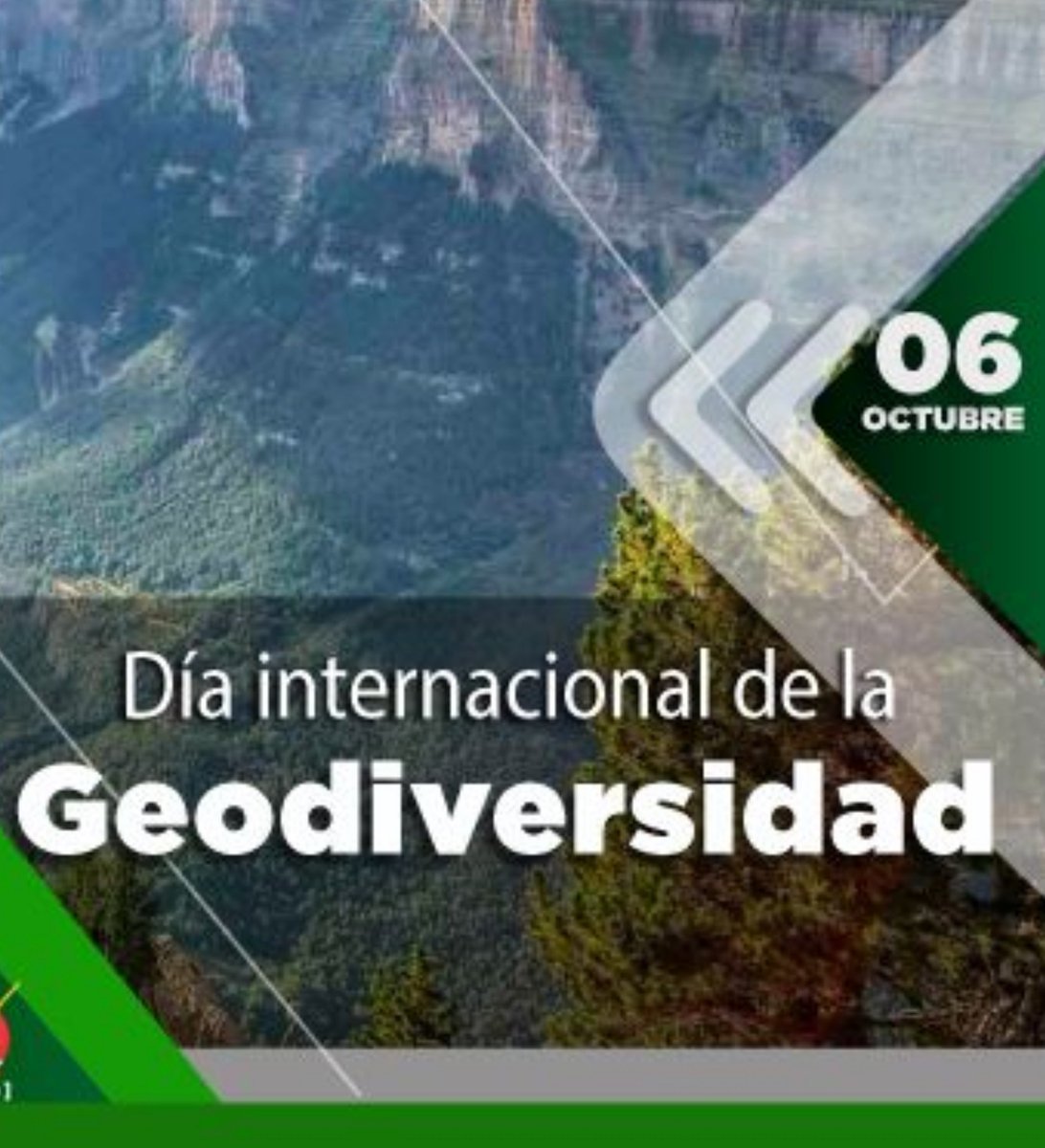 BetsabCid's tweet photo. 🌍 Hoy es el Día Internacional de la Geodiversidad.
Rocas, suelos, minerales y paisajes son la base de la vida en la Tierra.
Celebremos lo que tenemos “a nuestra puerta” y protejámoslo.
#DíaDeLaGeodiversidad #GeodiversityDay https://t.co/QgCc0MUZFQ