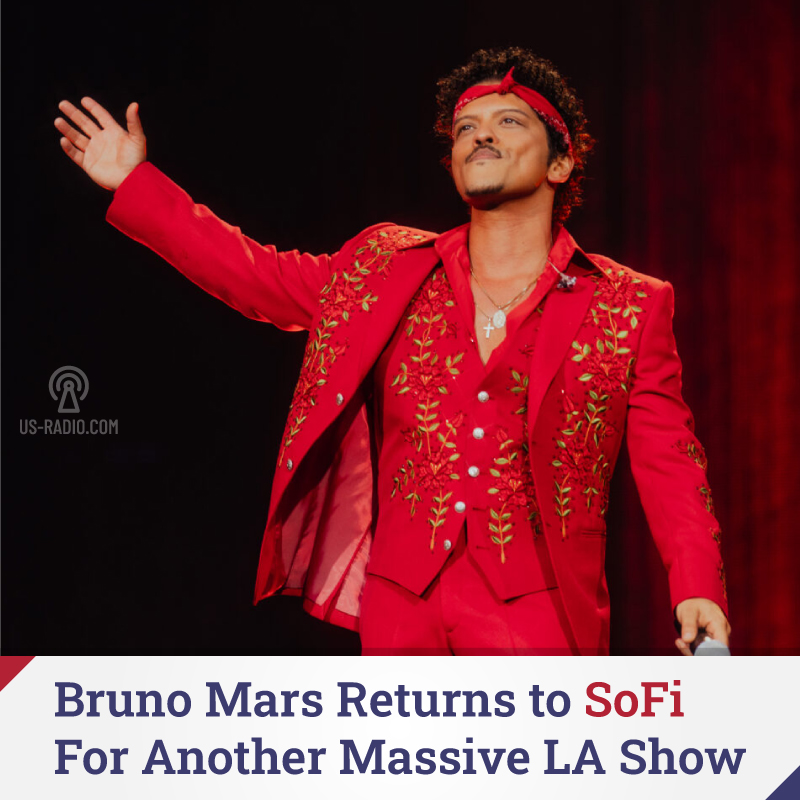 freeradioapps's tweet photo. 🎤 Bruno Mars takes over SoFi Stadium tonight!
The superstar continues his massive Los Angeles run on The Romantic Tour, joined by RAYE and Anderson .Paak as DJ Pee .Wee. 🔥
#BrunoMars #TheRomanticTour #SoFiStadium #LosAngeles #CaliforniaEvents https://t.co/pU2mxjKIym
