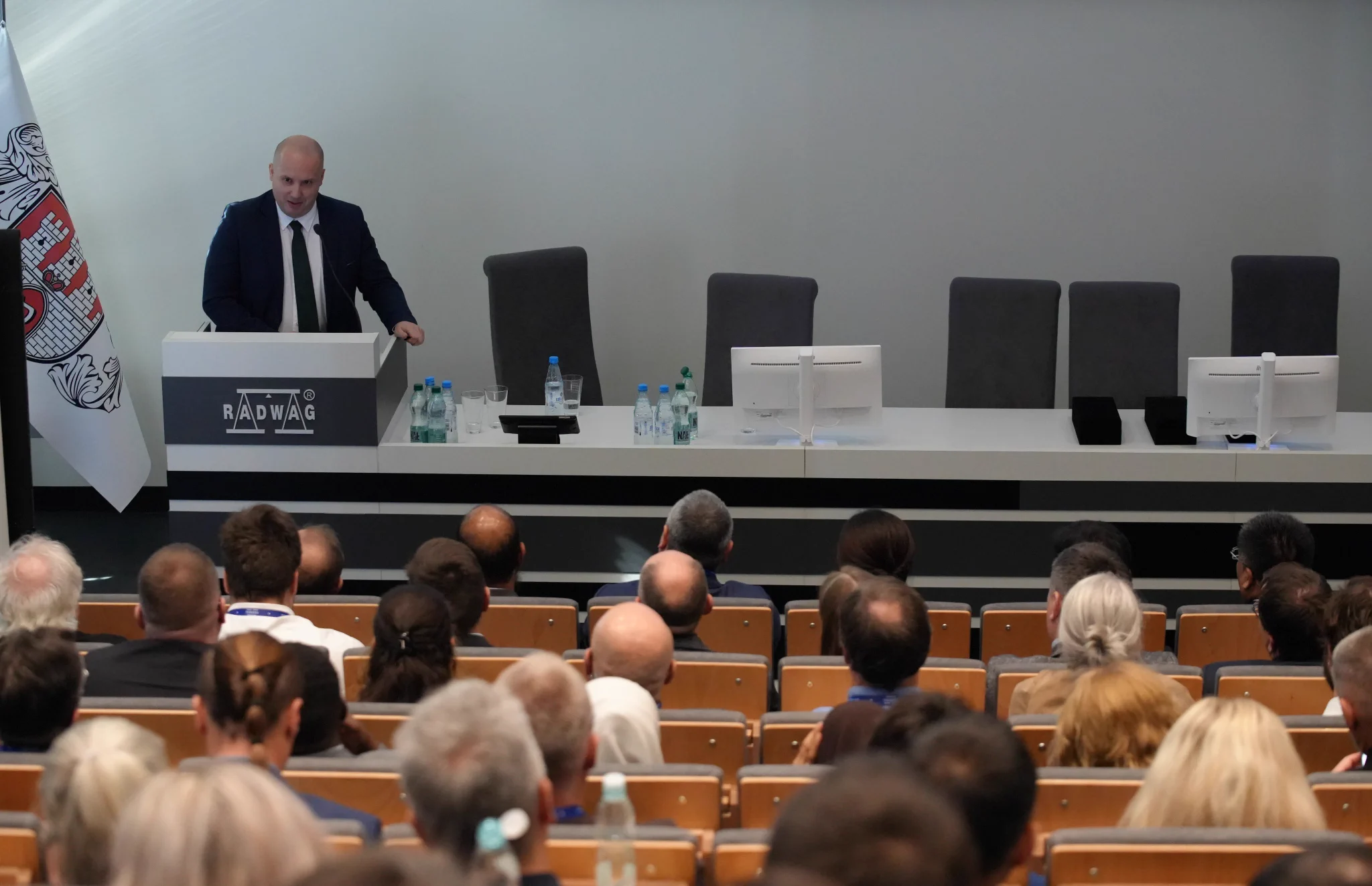 Marek Wilgos podczas  IV Sympozjum Metrologicznego RADWAG 