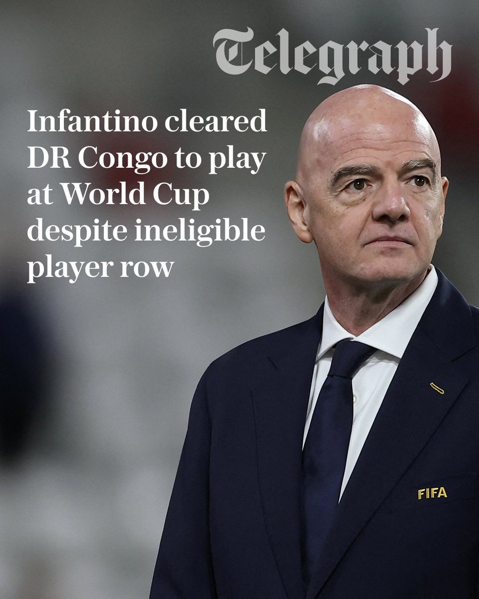TeleFootball's tweet photo. African nation escaped punishment despite failing to properly register Lionel Mpasi in case that raises fresh questions over Fifa governance

@ben_rumsby has more 👇
https://t.co/2wElSLtMZQ https://t.co/uy02ZSvlBL