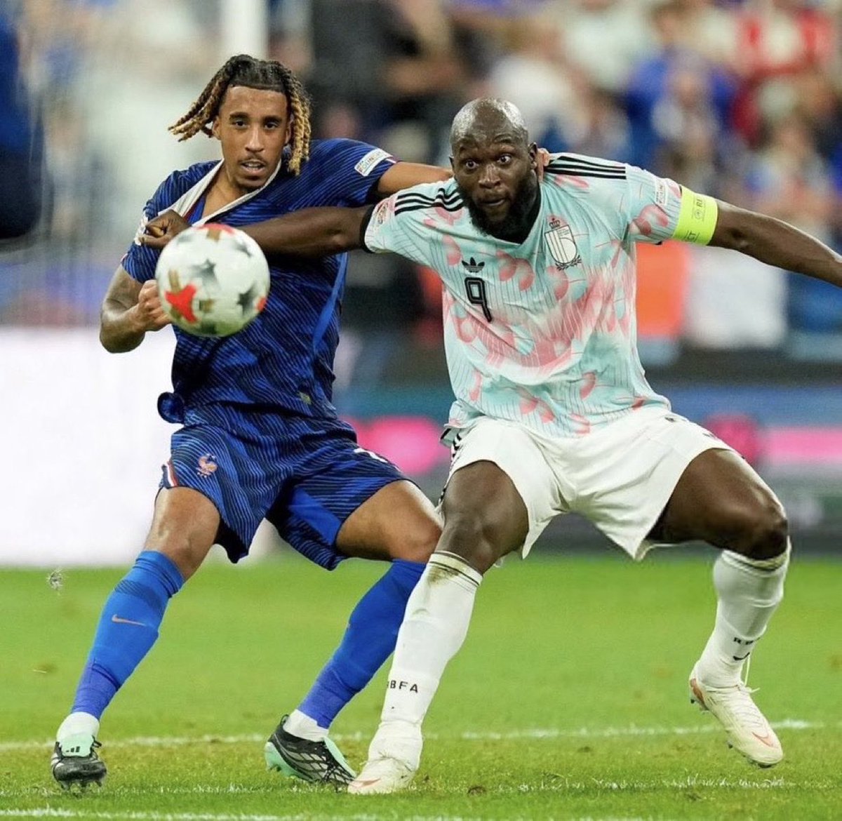 Unkulash's tweet photo. So my boy got Lukaku fighting for his life and acted like nothing happened, Bring it on, we are ready for Bayern Munich in the champions league. https://t.co/bjFSyeakvw