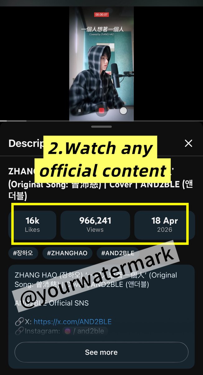 zhanghaoyt0725's tweet photo. DAY 21/21 🔥
Please see the screenshots for reference ⬇️⬇️⬇️
*Official content doesn’t have to be from and2ble youtube channel*
#AND2BLE #DAY21 https://t.co/uApDrkSYZz