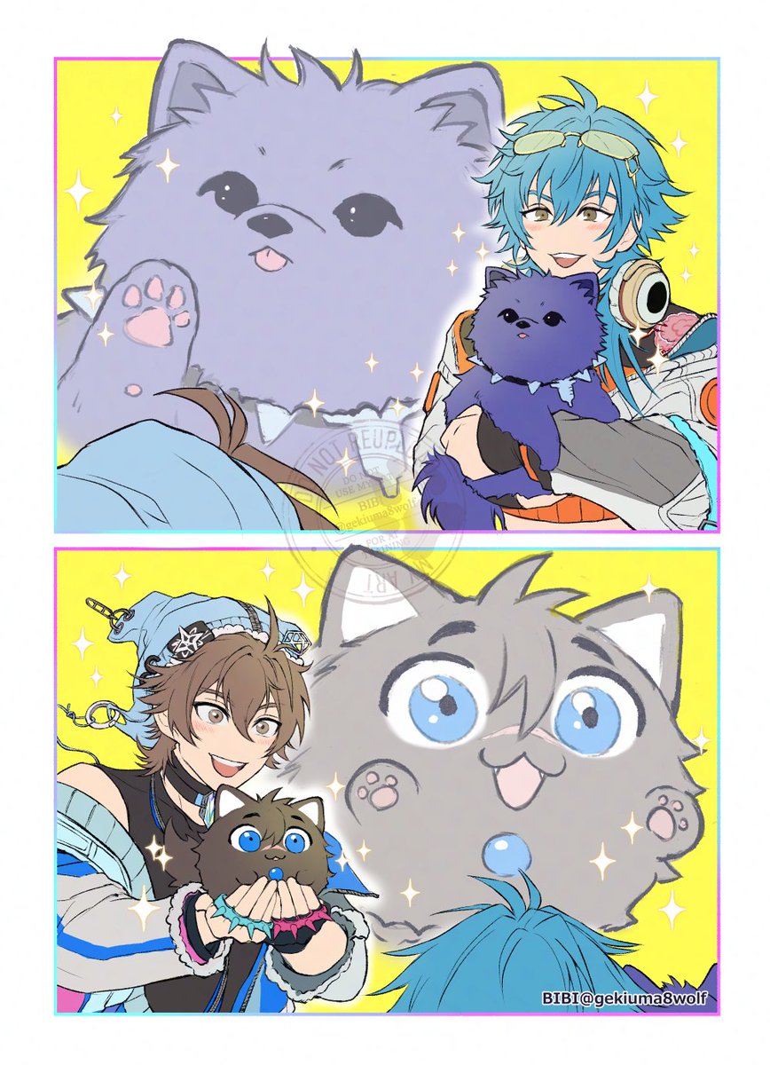 gekiuma8wolf's tweet photo. モフモフカワイイにはモフモフカワイイをぶつけるんだよ！ https://t.co/4AFbgNUzd2