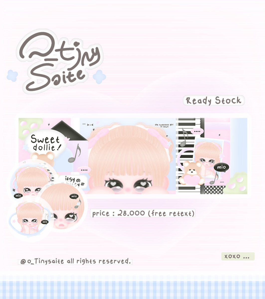o_Tinysaite's tweet photo. help repost ? thank u ! 

alo, aku masih ada 2 ready stock chibi fs 20k/ea free retext nick aja ia ♡ yang mau boleh dm aku aja ! #bealanja https://t.co/cLEDp6TvlD