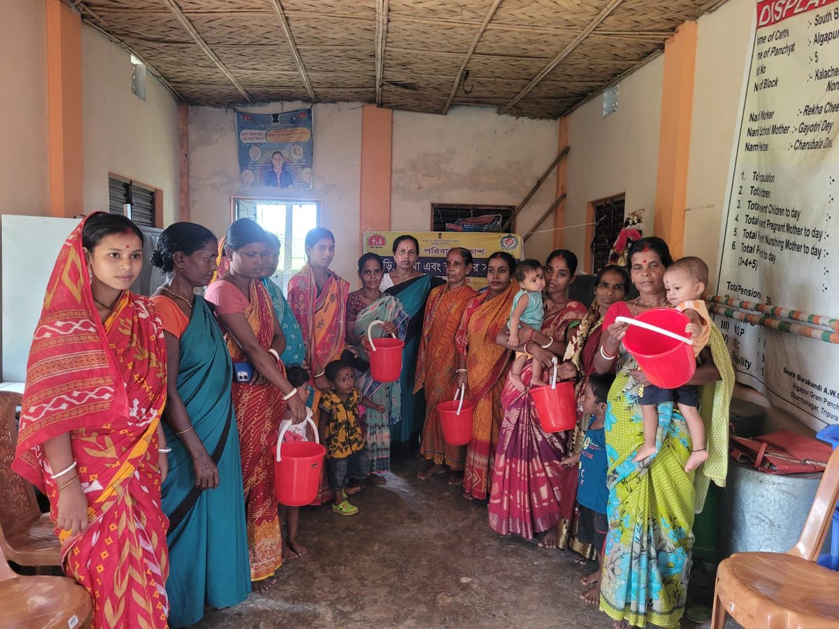 DHFWSN's tweet photo. Saas bahu sanmelan at Badshatilla awc under Uptakhali PHC on 06/10/26. https://t.co/bv5YZvqXaB