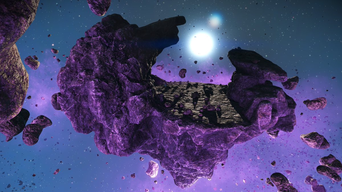 RayReynoldsNMS's tweet photo. Space Base before and after https://t.co/5Xcmn0dJaM