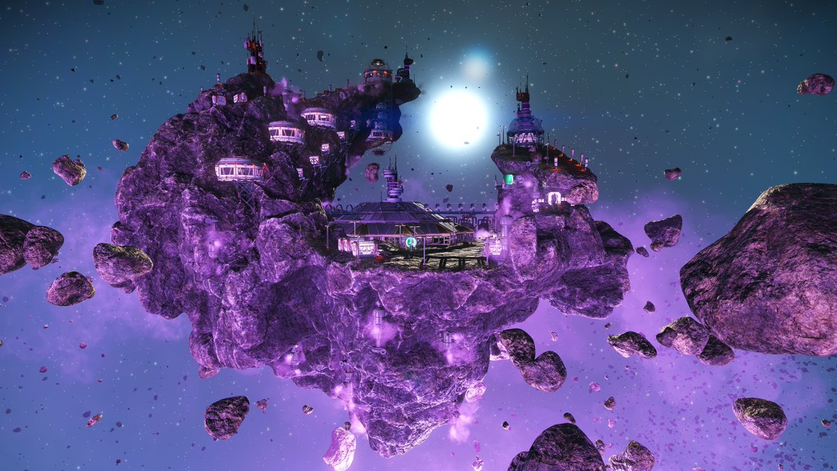 RayReynoldsNMS's tweet photo. Space Base before and after https://t.co/5Xcmn0dJaM