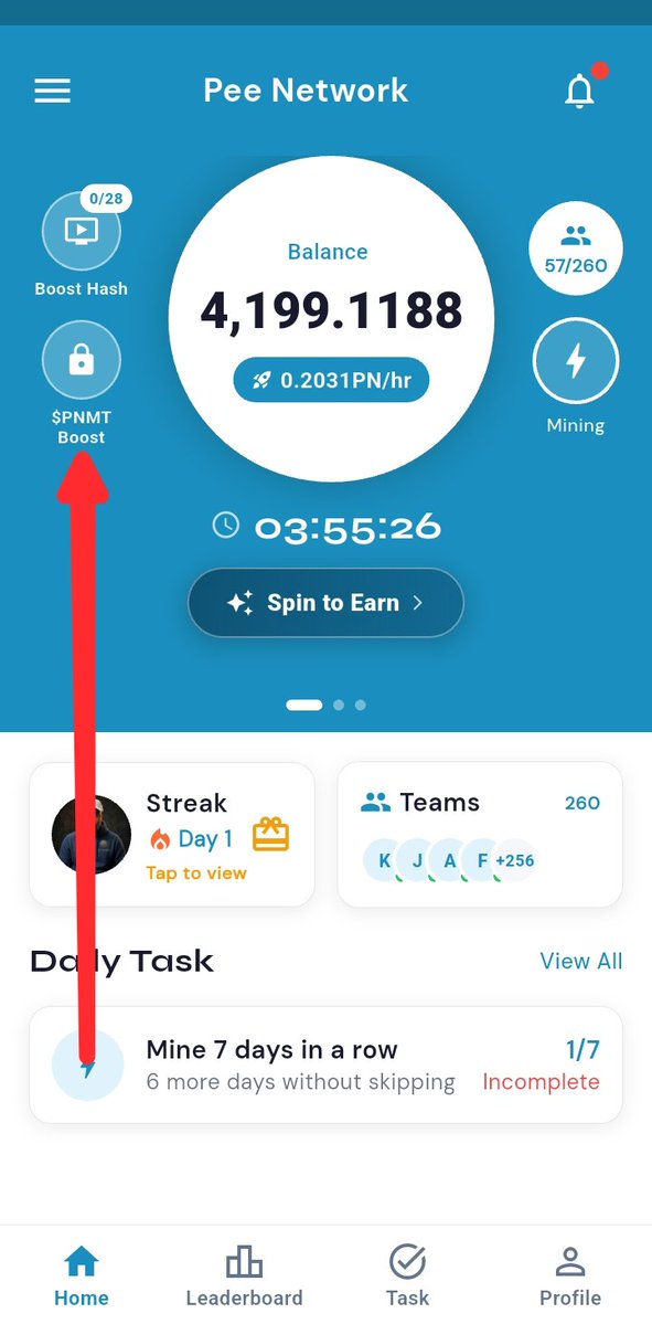 PeeNetwork_tech's tweet photo. What's New?

$PNMT Lock Boost Is Now Open to Everyone

We designed the $PNMT Lock Boost to give our community another way to strengthen their mining participation while supporting the wider Pee Network ecosystem.

Initially, the minimum lock amount was $50. But we listened to the community. The minimum has now been reduced to just $5.

That means more members can participate, regardless of their starting position.

By locking $PNMT for the available periods, eligible users can receive a mining-hash boost, helping increase their mining speed while their $PNMT remains locked.

The goal is simple:

More accessibility. More participation. More community involvement.

If you believe in what we are building, don't just watch from the sidelines. Explore the Lock Boost, understand the terms, choose what works for you, and participate responsibly.

NOTE:

$PN is the native Layer 1 Blockchain Coin currently being mined and it's not tradable anywhere.

$PNMT is the ecosystem community meme. As you can see, this meme is already playing a vital role. Users can buy and lock it for a period of time and it helps them mine $PN more faster than others. We're also coming up with more infrastructures putting $PNMT on high demand within our social media system coming up soon.

So while you're mining $PN, it's cool you hold and lock some $PNMT.

Very Important:
It's not compulsory to hold and lock $PNMT. It's optional, and designed for those seeking to boost their $PN mining speed. You could still mine $PN freely without locking.

#PeeNetwork #PN #PNMT #MobileMining #Web3