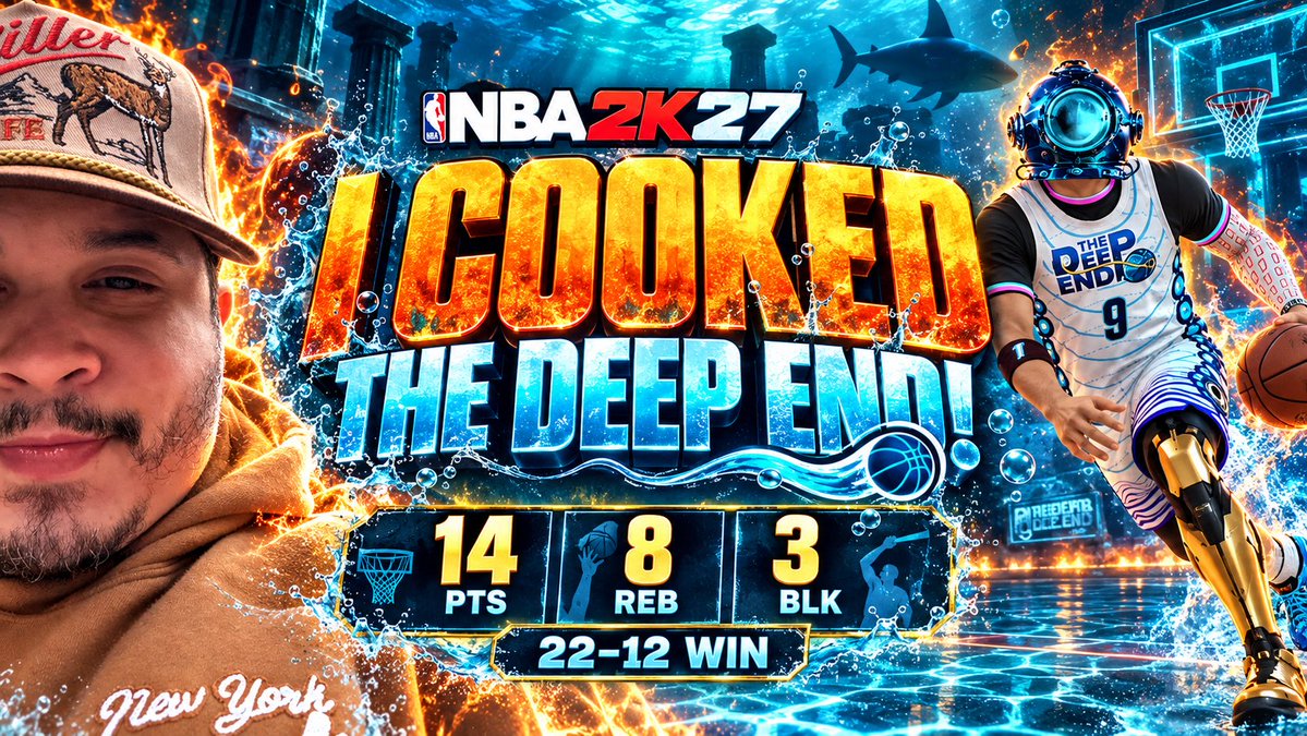 Wallacestudios1's tweet photo. Not gone lie most people that play basketball are ass and have no IQ .
We done being humble
@NBA2K Trash Talker Crash Walker #nba2k27 @Woo_styles https://t.co/jQsrOlqzcP