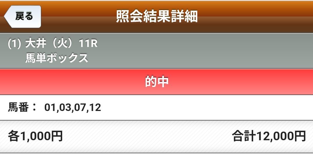 bonst31's tweet photo. レディスプレリュード🏇
パドック見て何か...飛んだら面白いかもと馬単。3連単は人気馬で組んで外れでもお釣りがきた！ https://t.co/cfVKCvHjRn